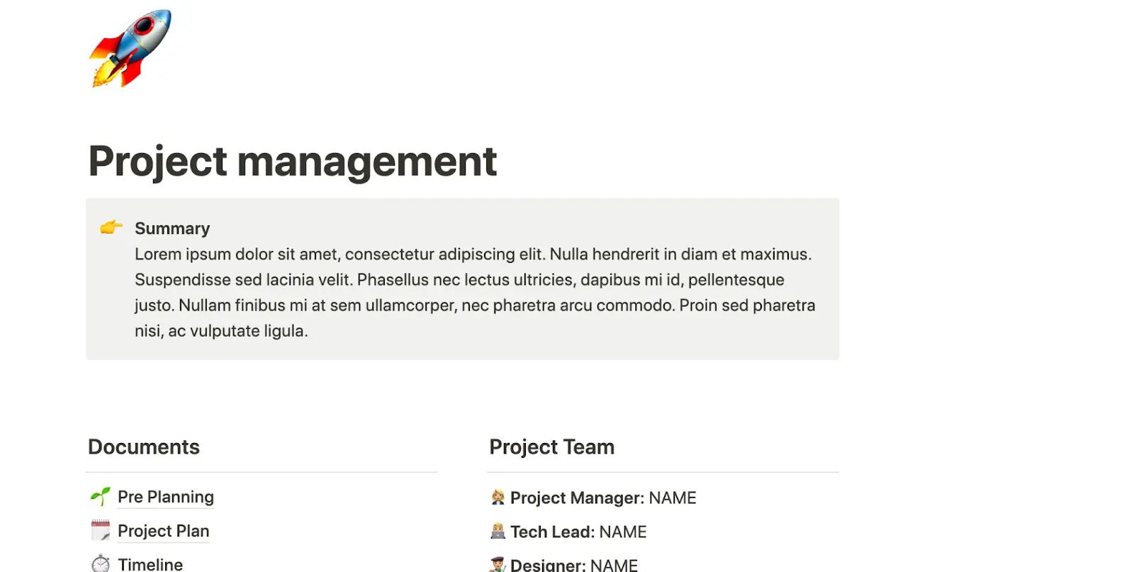 project management
