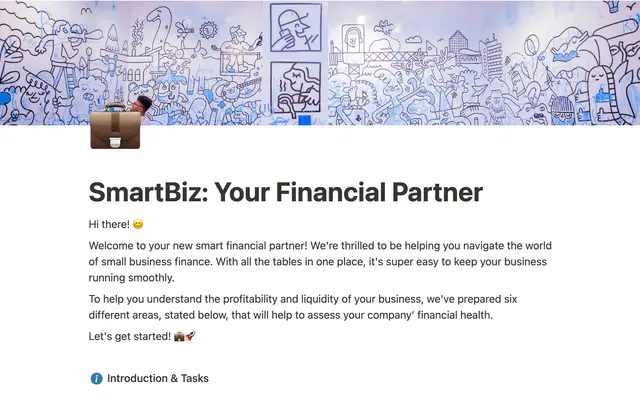 SmartBiz: Your Financial Partner